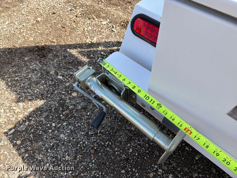 image for item ER1943 2009 B&W Custom Truck Beds OS-300 speed limit sign trailer