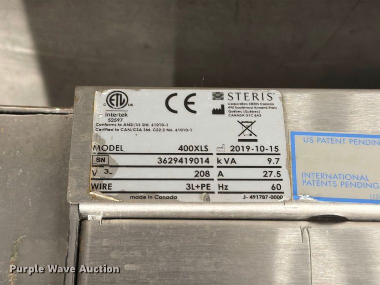 image for item ER1994 Steris 400XLS laboratory glassware washer