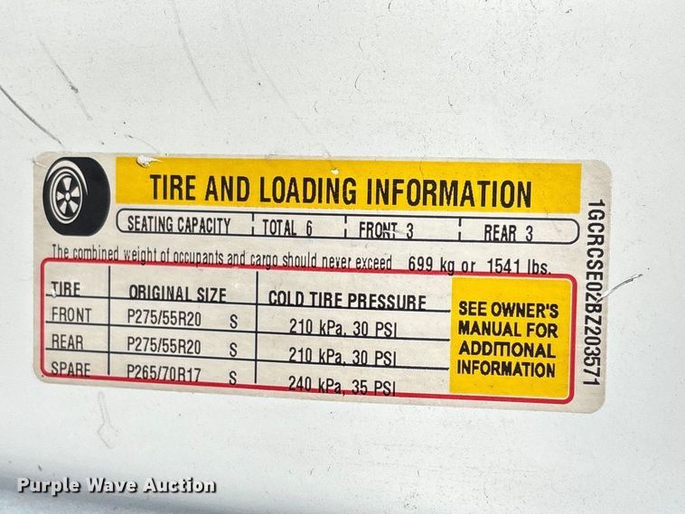 image for item ER7591 2011 Chevrolet Silverado 1500 Ext. Cab pickup truck