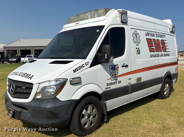 2016 Mercedes Benz Sprinter ambulance