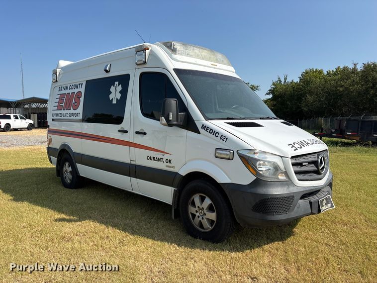 image for item ET0365 2016 Mercedes Benz Sprinter ambulance