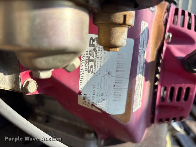 image for item ET0376 2015 North Star air compressor