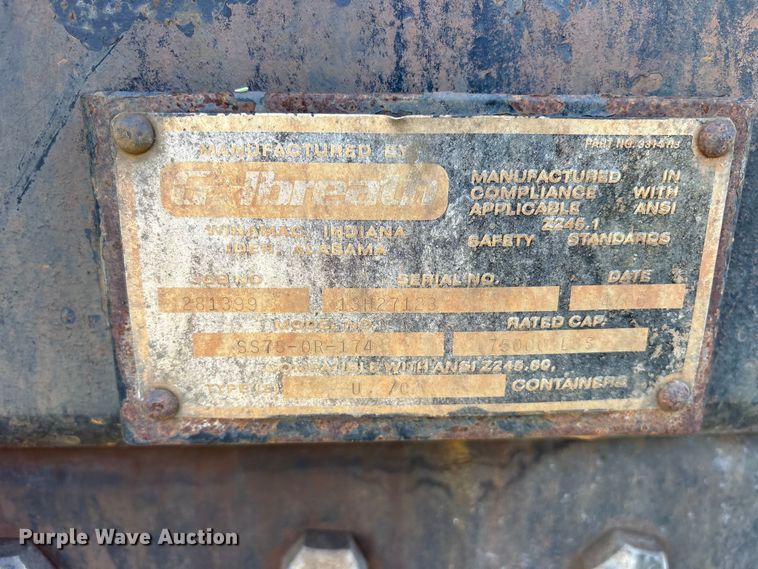 image for item ET0379 2007 Mack CV713 roll-off container truck