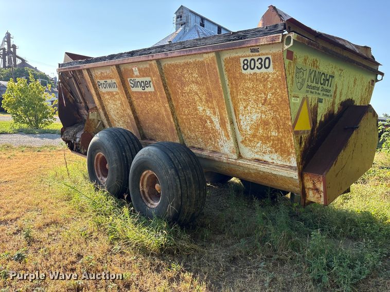 image for item ET0380 1998 Knight 8030 manure spreader