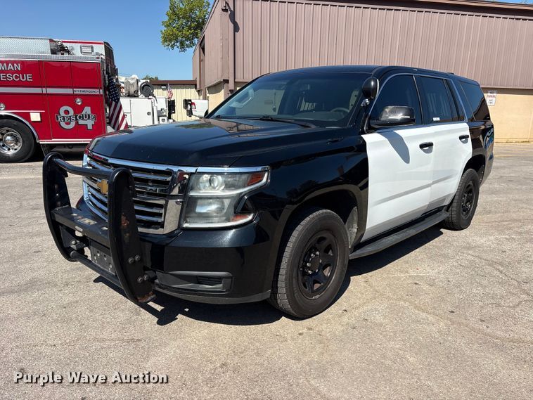 image for item ET0382 2020 Chevrolet Tahoe Police SUV