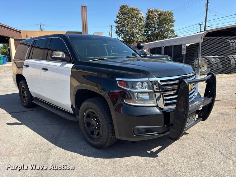 image for item ET0382 2020 Chevrolet Tahoe Police SUV