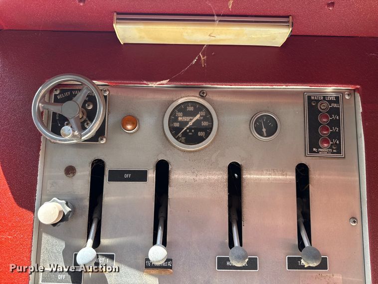 image for item ET6313 1979 GMC 7000 pumper fire truck