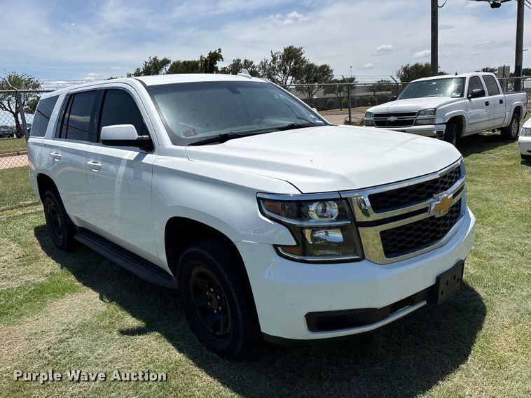 image for item EU5643 2016 Chevrolet Tahoe Police SUV