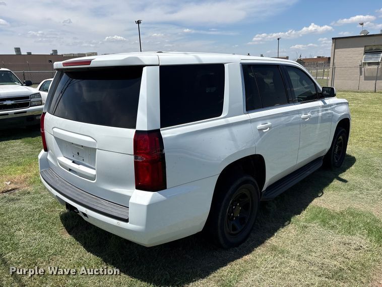 image for item EU5643 2016 Chevrolet Tahoe Police SUV