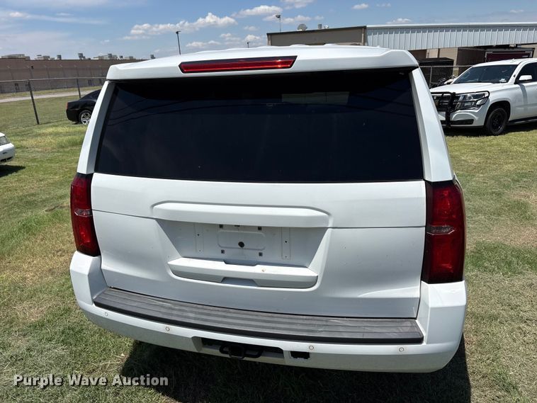 image for item EU5643 2016 Chevrolet Tahoe Police SUV
