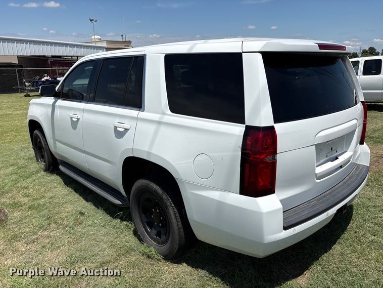 image for item EU5643 2016 Chevrolet Tahoe Police SUV
