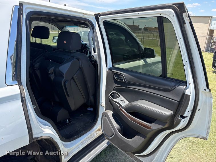 image for item EU5643 2016 Chevrolet Tahoe Police SUV