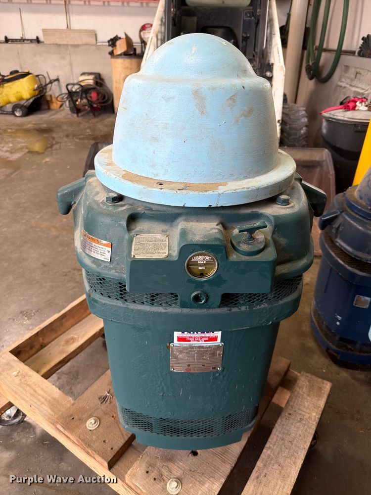 image for item EV2345 (5) US Electrical Motors vertical high thrust hollow shaft motors