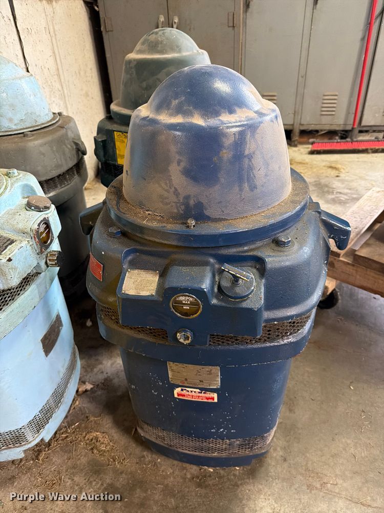 image for item EV2345 (5) US Electrical Motors vertical high thrust hollow shaft motors