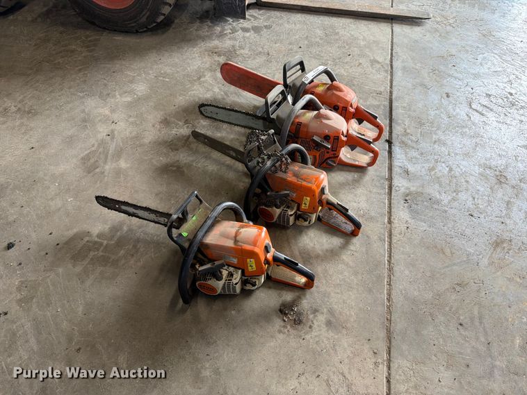 (4) chainsaws