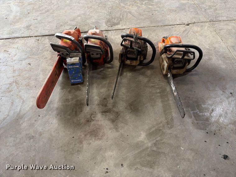 image for item EV2347 (4) chainsaws