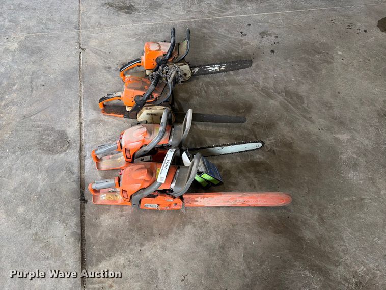 image for item EV2347 (4) chainsaws