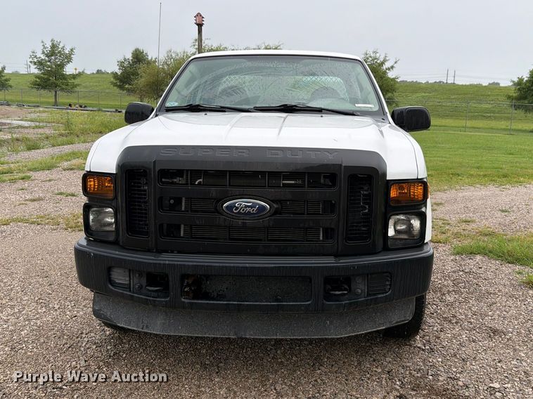 image for item EV2352 2008 Ford F250 Super Duty XL Ext. Cab utility bed pickup truck
