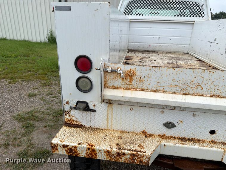 image for item EV2352 2008 Ford F250 Super Duty XL Ext. Cab utility bed pickup truck