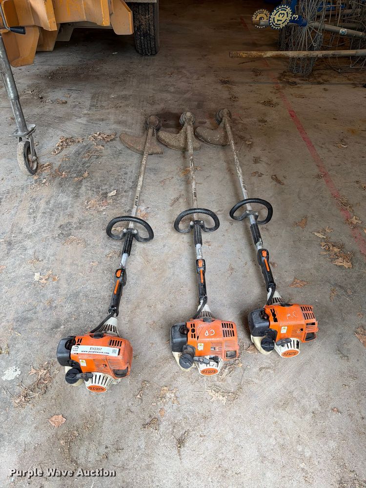 (3) Stihl FS90R string trimmers