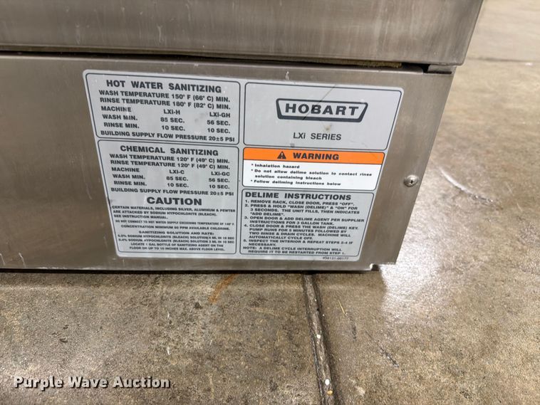image for item EV2359 Hibart LXi dishwasher