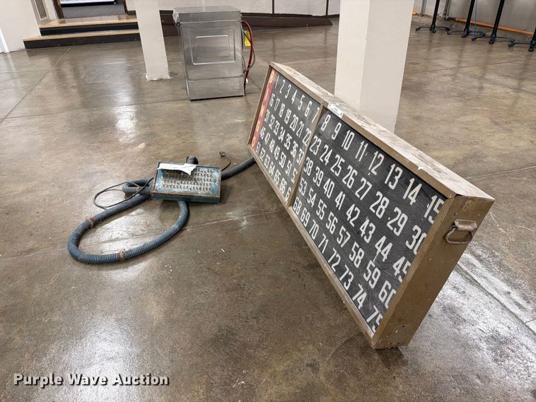 image for item EV2365 Electronic bingo board