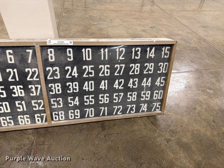image for item EV2365 Electronic bingo board