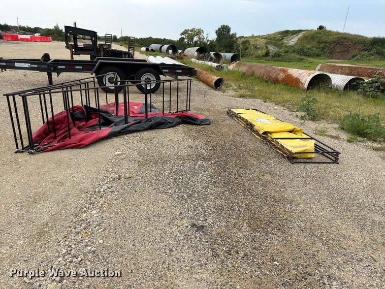 (2) portable water tanks