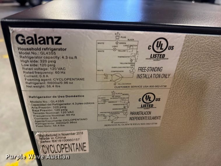image for item EV2438 (2) refrigerators 