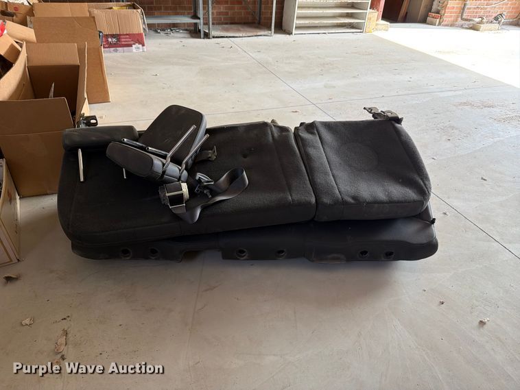 Pickup truck rear seat