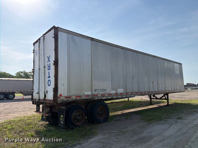image for item EV2454 1978 Fruehauf FBZ9F240 Z-Van dry van trailer