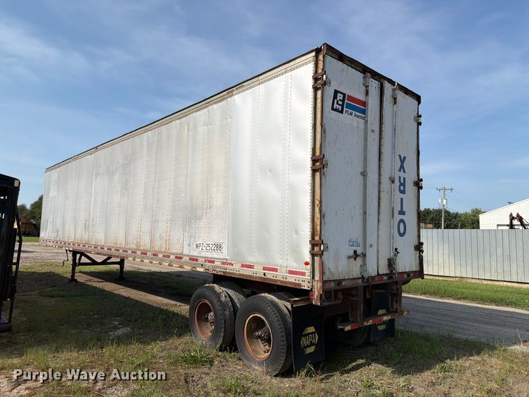 image for item EV2454 1978 Fruehauf FBZ9F240 Z-Van dry van trailer