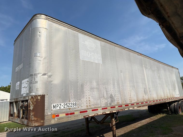 image for item EV2454 1978 Fruehauf FBZ9F240 Z-Van dry van trailer