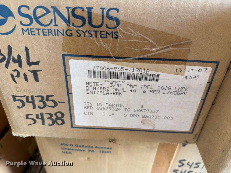 image for item EV2474 Water meters