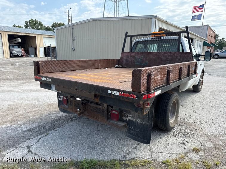 image for item EV6059 1999 Ford F350 dump flatbed pickup truck