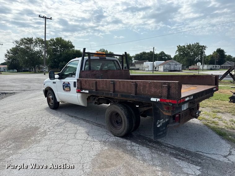 image for item EV6059 1999 Ford F350 dump flatbed pickup truck
