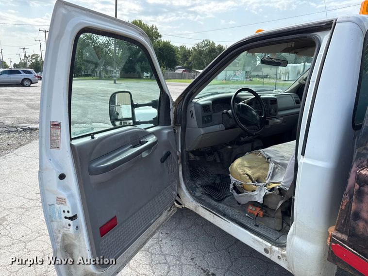 image for item EV6059 1999 Ford F350 dump flatbed pickup truck