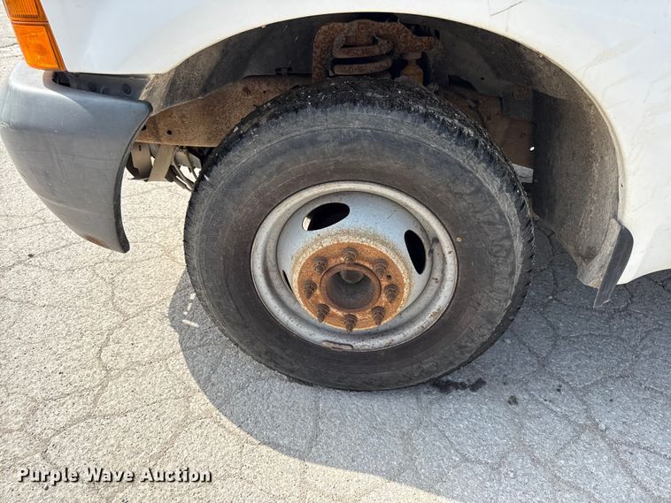 image for item EV6059 1999 Ford F350 dump flatbed pickup truck