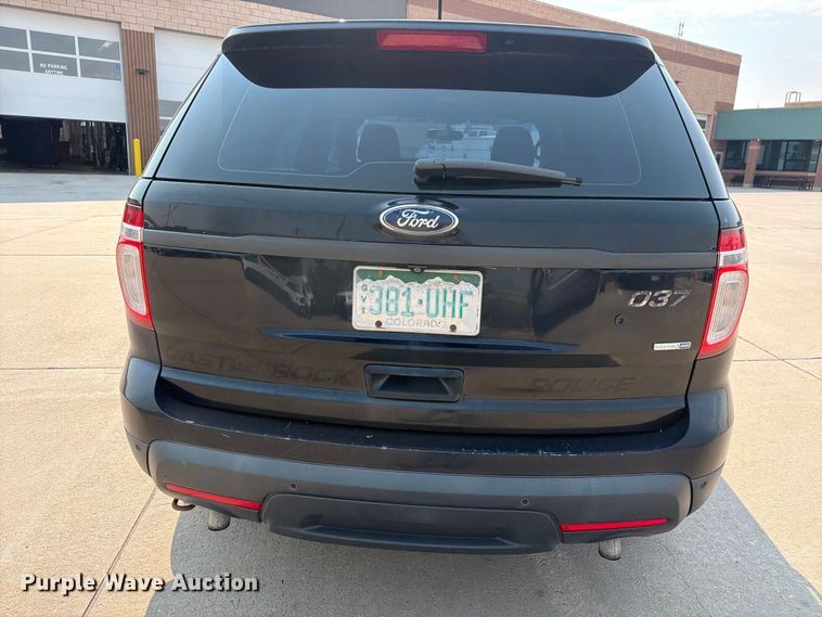 image for item EW2170 2013 Ford Explorer Police Interceptor SUV