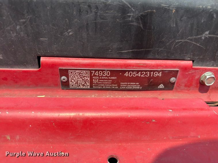 image for item EW2184 Tori 74930 ZTR lawn mower