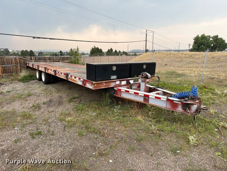 image for item EW2185 1999 Trail-Eze PDLX20TC30 tilt deck equipment trailer