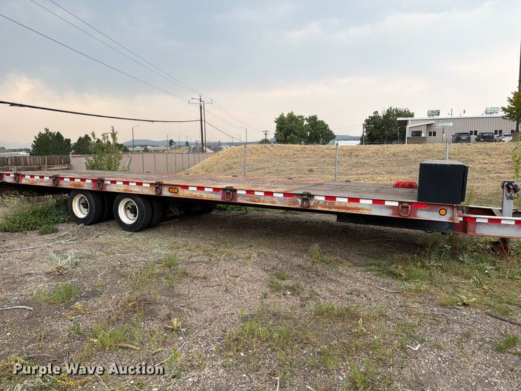image for item EW2185 1999 Trail-Eze PDLX20TC30 tilt deck equipment trailer
