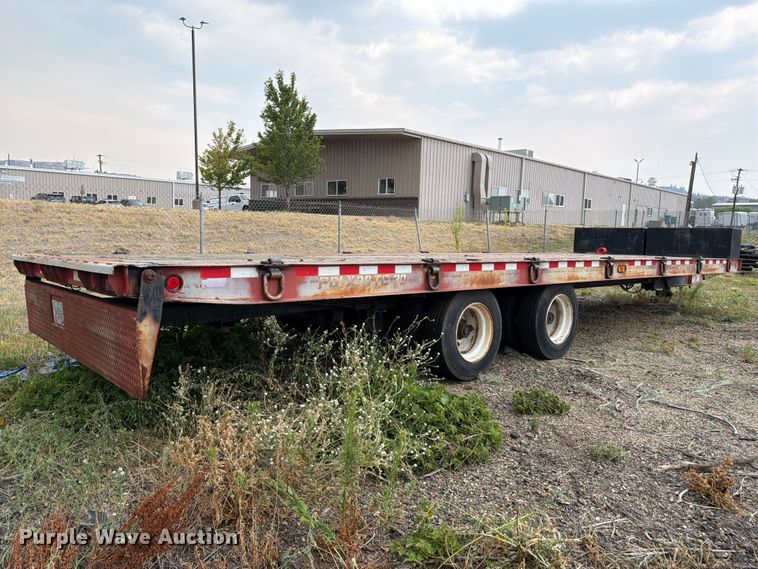 image for item EW2185 1999 Trail-Eze PDLX20TC30 tilt deck equipment trailer