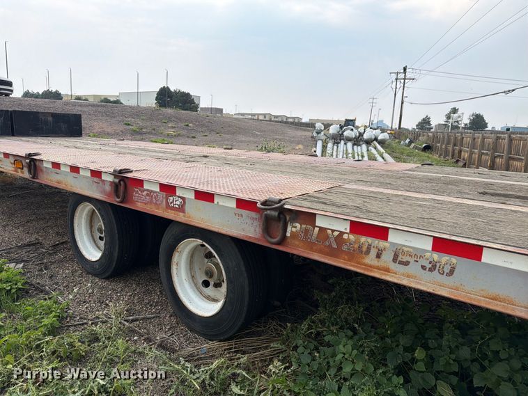 image for item EW2185 1999 Trail-Eze PDLX20TC30 tilt deck equipment trailer