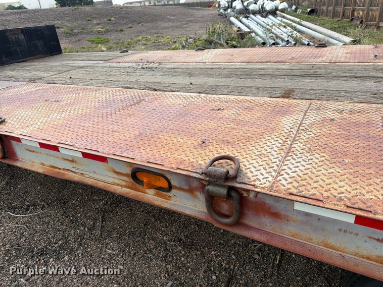 image for item EW2185 1999 Trail-Eze PDLX20TC30 tilt deck equipment trailer