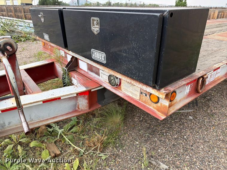 image for item EW2185 1999 Trail-Eze PDLX20TC30 tilt deck equipment trailer