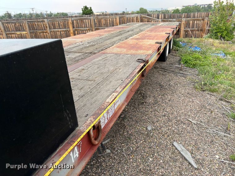 image for item EW2185 1999 Trail-Eze PDLX20TC30 tilt deck equipment trailer