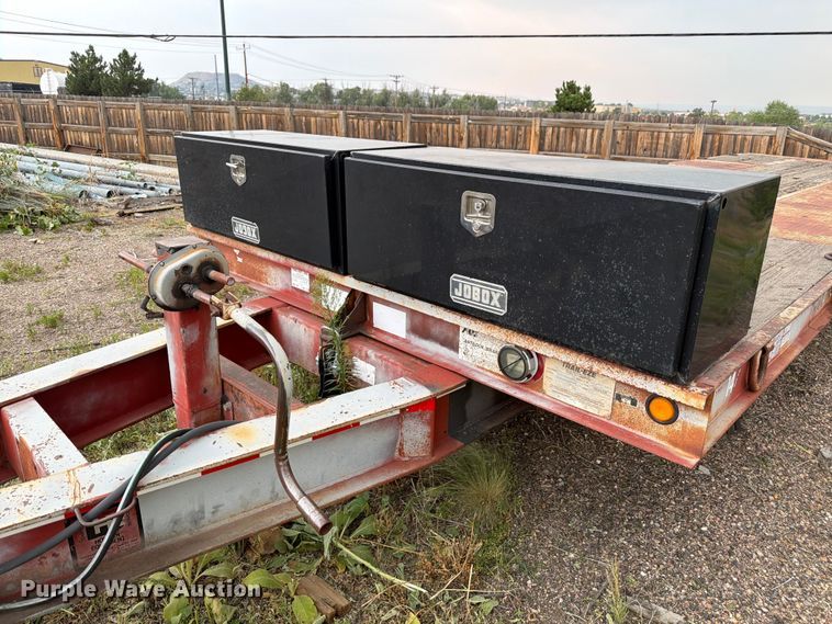 image for item EW2185 1999 Trail-Eze PDLX20TC30 tilt deck equipment trailer