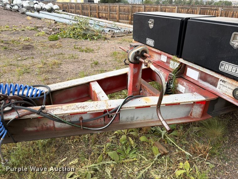 image for item EW2185 1999 Trail-Eze PDLX20TC30 tilt deck equipment trailer