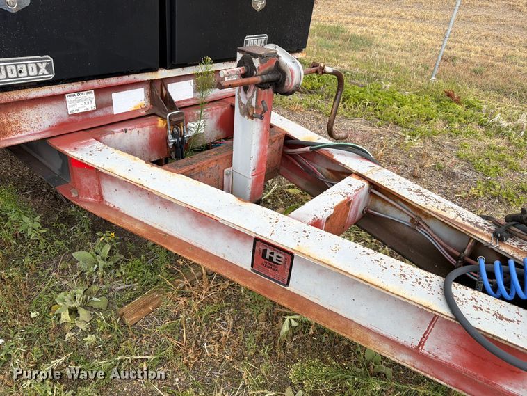image for item EW2185 1999 Trail-Eze PDLX20TC30 tilt deck equipment trailer